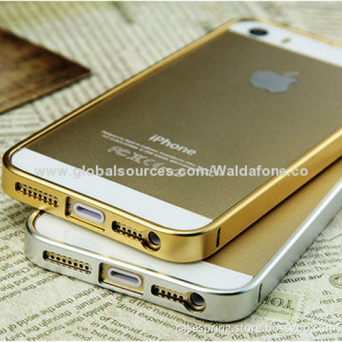 Ultra-thin Aluminum Alloy Bumper Cases for iPhone, Metal Bumper, Compact Design